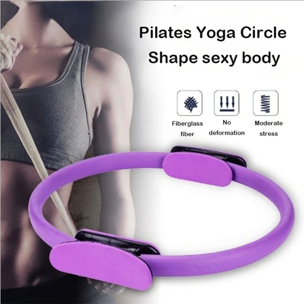 Yoga Fitness Ring - Yoga-Pilates-Ring Multifunktionaler Sport-Widerstandsring Yoga-Fitness-Ring Beckenboden-Muskeltrainingsring