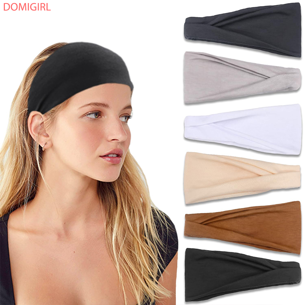 Yoga Fitness Ring - Neues einfarbiges elastisches Haarband, Yoga-Übung, schweißabsorbierendes