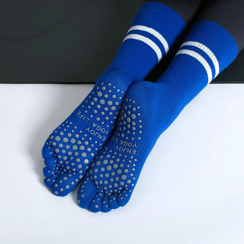 Yoga Fitness Women - Frauen Atmungsaktive Yoga Socken Mid-rohr Nicht-slip