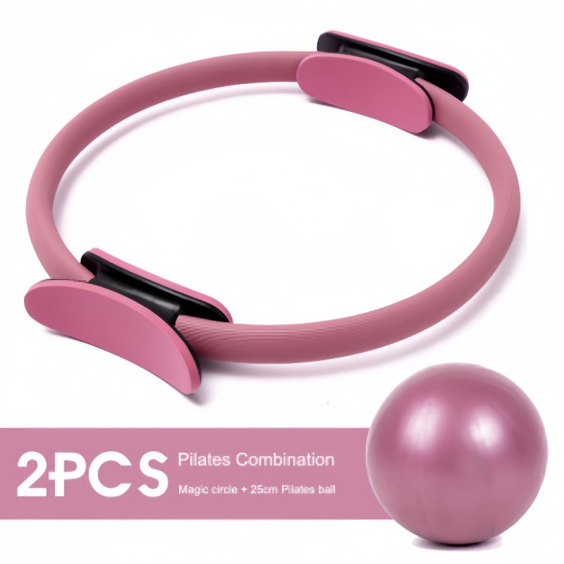 Yoga Fitness Ring - 25cm Yoga Pilates Ring Set mit
