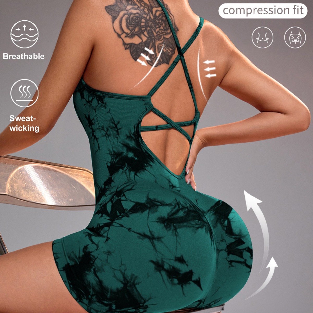 15-farbiger einteiliger Overal – Yoga Overall Fitness Bewertung und Preis