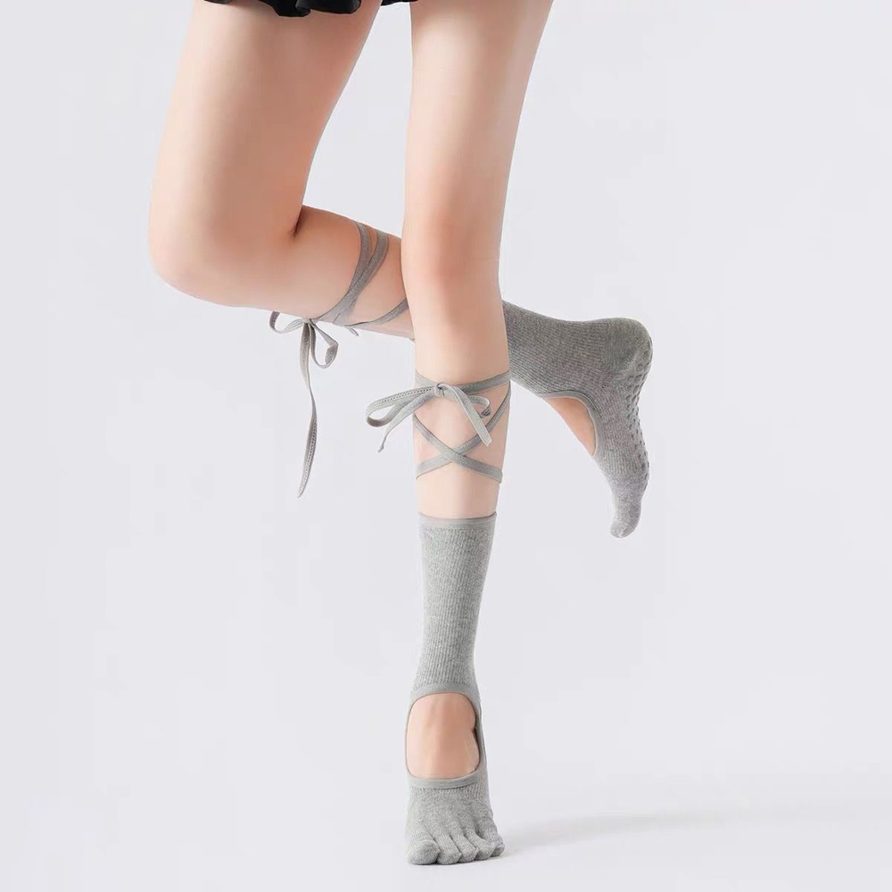 Ballerina-Yoga-Socken mit Schn – Yoga Dance & Fitness Center Llc Bewertung und Preis