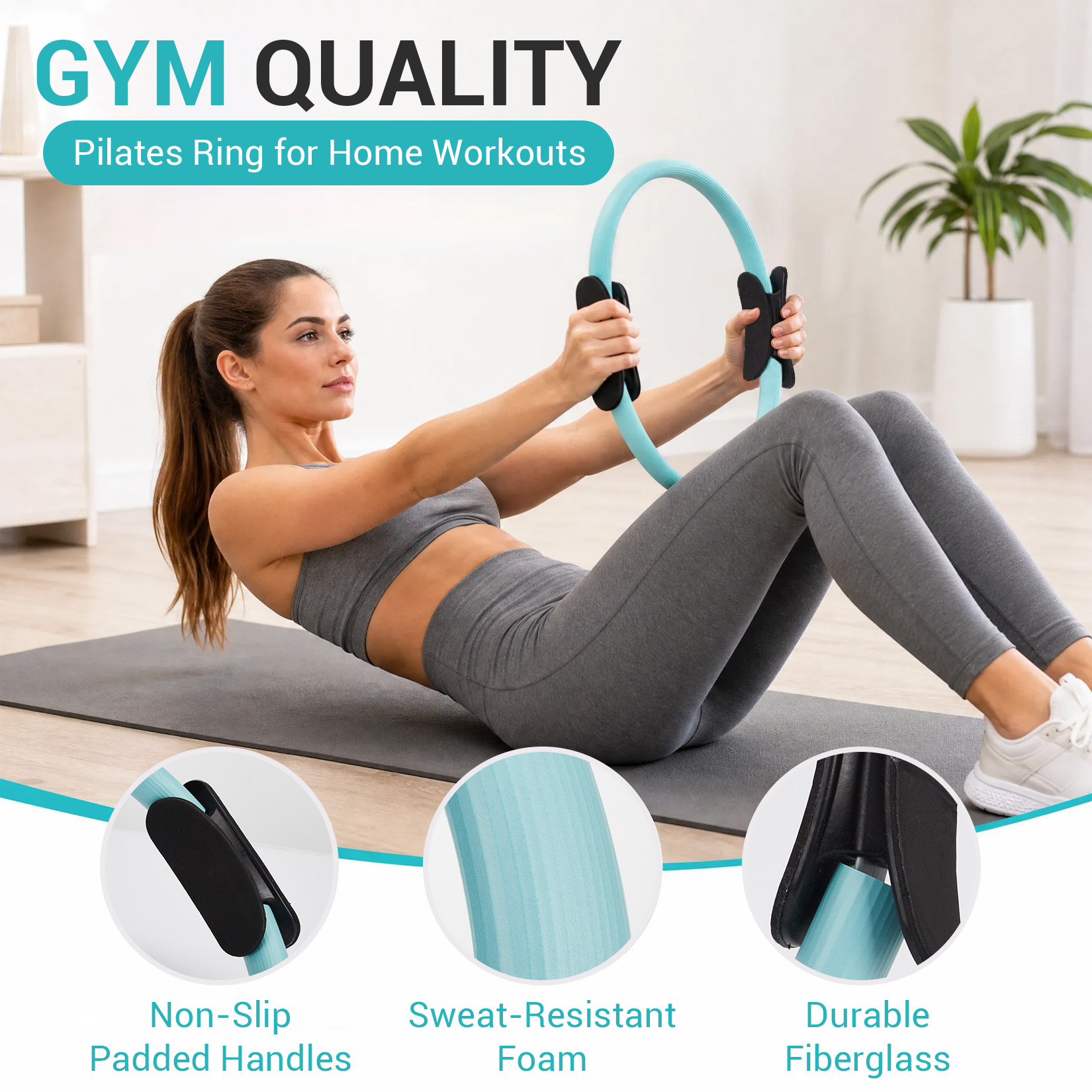 Pilates-Trainingsset, 6-in-1 P – Yoga Fitness Ring Bewertung und Preis